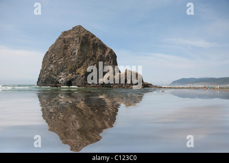 Haystack Rock in Cannon Beach, Clatsop County, Oregon, USA Stockfoto