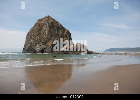 Haystack Rock in Cannon Beach, Clatsop County, Oregon, USA Stockfoto