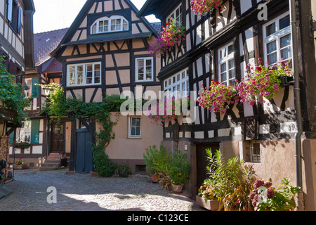 Alte Bürgerhäuser in Gengenbach, Schwarzwald, Baden-Württemberg, Deutschland, Europa Stockfoto