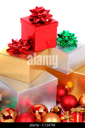 Weihnachtsgeschenke Stockfoto