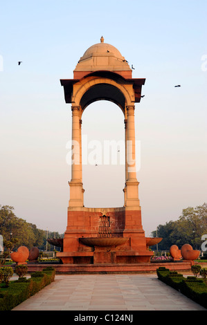 Pavillon in der Nähe von India Gate, Neu-Delhi, Delhi, Uttar Pradesh, Nordindien, Indien, Südasien, Asien Stockfoto