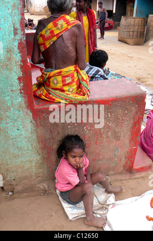 Malliguda Dorf, Orissa, Indien Stockfoto