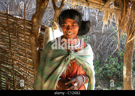 Londh Stamm, Malliguda Dorf, Orissa, Indien Stockfoto