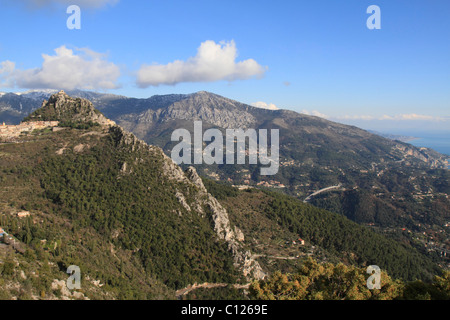 Sainte-Agnès, höchste Bergdorf am Mittelmeer, Département Alpes-Maritimes, Région Provence-Alpes-Côte d ' Azur Stockfoto