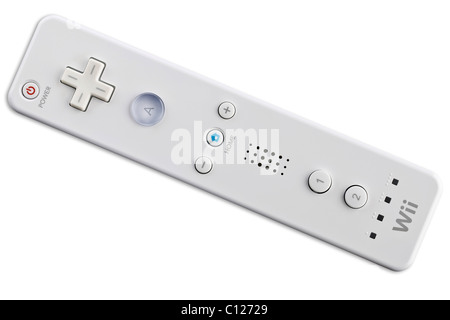 Wiimote, Wii Remote Controller für Nintendo Wii-Konsole Stockfoto