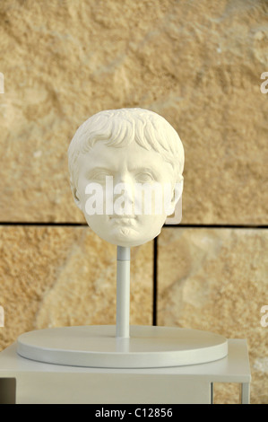 Porträtbüste von Gaio Cesare, Augustae Ara Pacis Museum, Rom, Latium, Italien, Europa Stockfoto