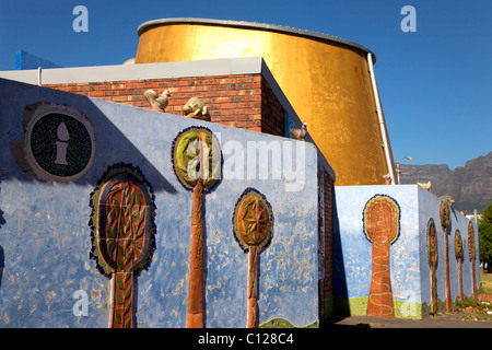 Bildungszentrum in der Langa Township in Kapstadt, Westkap, Südafrika, Afrika Stockfoto