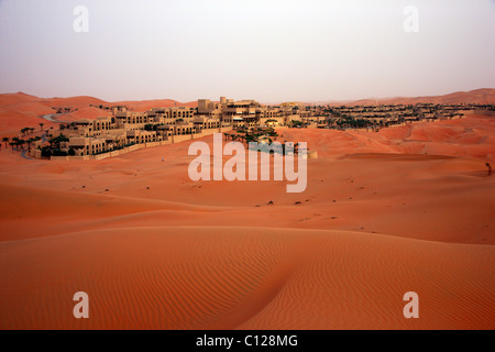 Anantara Qasr Al Sarab, Hotelresort, Wüste Luxushotel in Rub Al Khali Wüste, Khali, Abu Dhab Stockfoto
