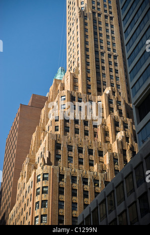 Sehr hohe Gebäude in Manhattan, New York City, USA Stockfoto