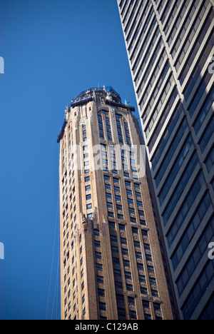 Sehr hohe Gebäude in Manhattan, New York City, USA Stockfoto