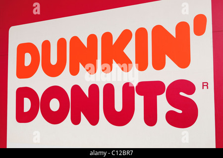 Dunkin Donuts Zeichen Stockfoto