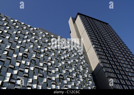 City Lofts Tower Unterkunft Charles Street Cheesegrater Parkplatz Sheffield Stadtzentrum England UK Hochhaus Apartmentgebäude Stockfoto