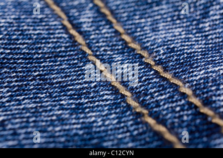 eine blaue Jeans in der Nähe erschossen Stockfoto