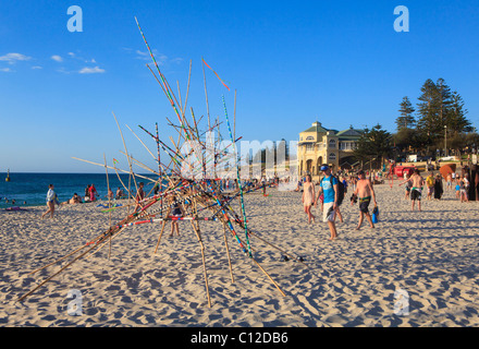 Skulptur am Meer 2011 Stockfoto