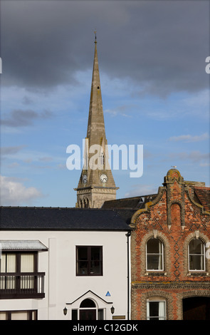 Blick auf die kostenlose United Reformed Church St Ives, Cambridgeshire, England, Vereinigtes Königreich Stockfoto