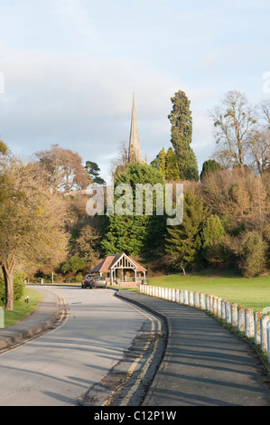 Musikpavillon in Wye Street in Ross-on-Wye Stockfoto