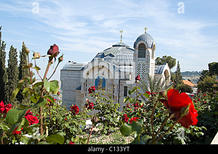 Israel, Jerusalem, Church of St. Peter in Gallicantu am Hang des Berges Zion Stockfoto