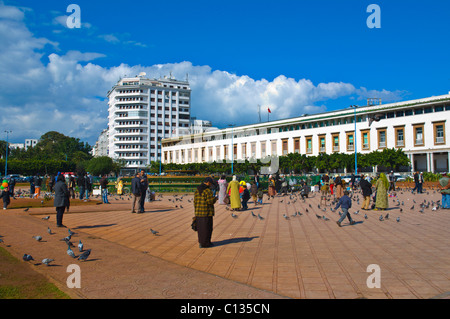 Place Mohammed V Platz Neustadt Casablanca zentralen Marokko in Nordafrika Stockfoto