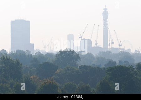 Blick vom Primrose Hill, London Stockfoto