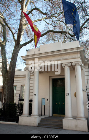 Botschaft von Spanien, Belgravia, London Stockfoto