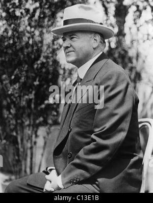 Der ehemalige Präsident Herbert Hoover (1874-1964), US-Präsident 1929-1933, ca. 1937. Stockfoto