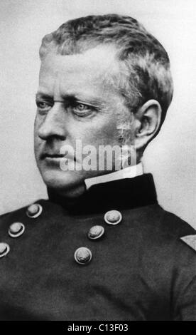 Joseph Hooker (1814-1879), Generalmajor in der Anschluß-Armee während des amerikanischen Bürgerkriegs ca. 1850 s. Stockfoto