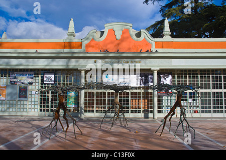 Centro cultural Casa de Vacas im Parque del Retiro park central Europe in Madrid Spanien Stockfoto