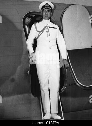 Dem zweiten Weltkrieg. Britischer Admiral Lord Louis Mountbatten, Supreme Allied Commander in Südost-Asien, 1943 Stockfoto