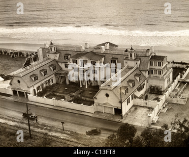 Ocean House, Marion Davies Wahrzeichen Anwesen an der Gold Coast von Santa Monica, Kalifornien, 1931 Stockfoto