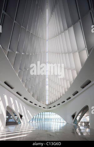 Quadracci Pavillon, entworfen von Santiago Calatrava, Milwaukee Art Museum, Wisconsin, USA Stockfoto