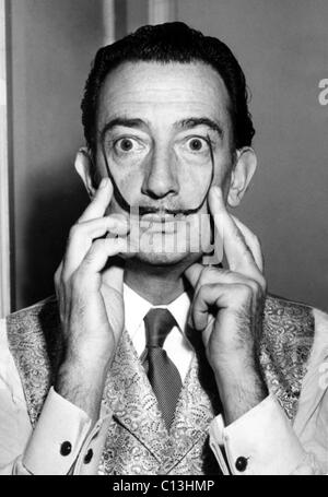 Salvador Dali, Porträt c. 1953 Stockfoto