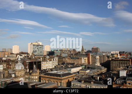 Glasgow City Skyline vom Leuchtturm, Mitchell Lane zu sehen. Stockfoto