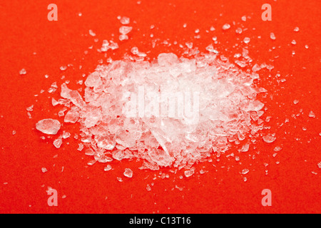 Haufen von Natrium Thiosulphate Stockfoto