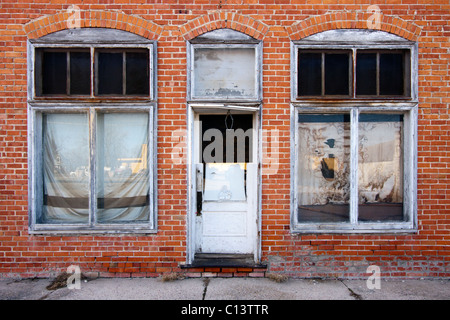 Gebäude in Sumner, Nebraska, USA, 16.02.2011 Stockfoto
