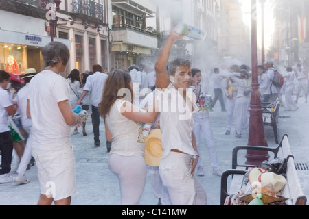 Die Polvajera; Teil des Karnevals 2011 Las Palmas de Gran Canaria Stockfoto