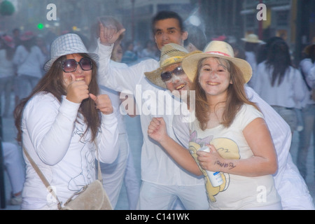 Die Polvajera; Teil des Karnevals 2011 Las Palmas de Gran Canaria Stockfoto