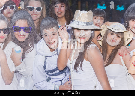 Die Polvajera; Teil des Karnevals 2011 Las Palmas de Gran Canaria Stockfoto