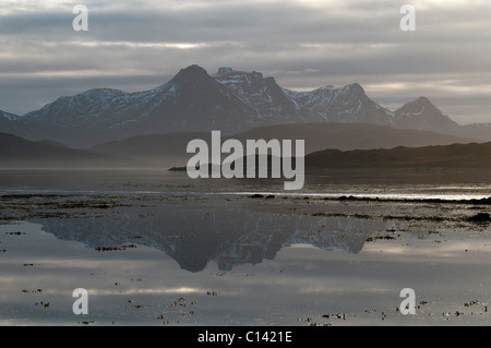 Ben, die Treue von den Kyle of Tongue, Sutherland, Schottland, UK Stockfoto