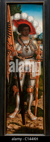 Saint Maurice, ca. 1522 – 25, von Lucas Cranach der ältere, Stockfoto