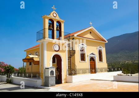 Neo-klassischen orthodoxen Kirchen. Kefalonia, Ionische Inseln, Griechenland. Stockfoto
