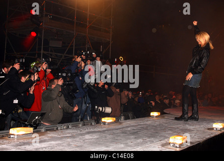 Ulrika Jonsson gewinnt Celebrity Big Brother Celebrity Big Brother Finale Borehamwood, England - 23.01.09 Stockfoto