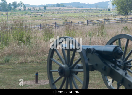 NATIONALE SCHLACHTFELD GETTYSBURG, PENNSYLVANIA, VEREINIGTE STAATEN VON AMERIKA Stockfoto