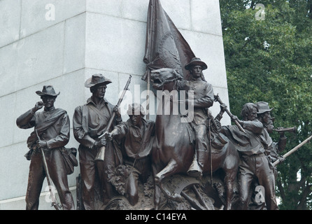 DETAIL VIRGINIA MEMORIAL SEMINARY RIDGE GETTYSBURG, PENNSYLVANIA, VEREINIGTE STAATEN VON AMERIKA Stockfoto