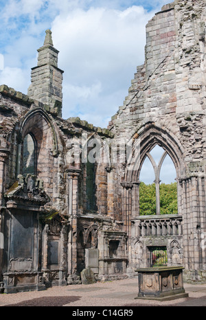 HOLYROOD ABBEY EDINBURGH SCHOTTLAND VEREINIGTES KÖNIGREICH Stockfoto