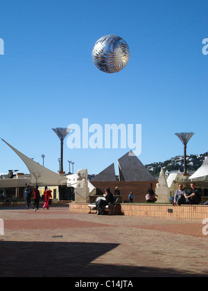 Ein Blick auf die Wellington Civic Square, Wellington, Neuseeland Stockfoto