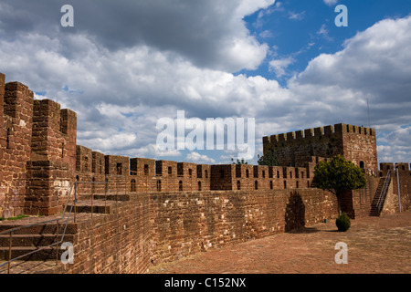 Burg von Silves, der Algarve, Portugal Stockfoto