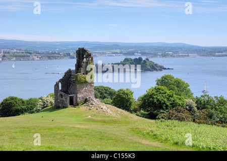 Der Wahnsinn am Mount Edgcumbe Country Park in der Nähe von Plymouth, Devon Stockfoto