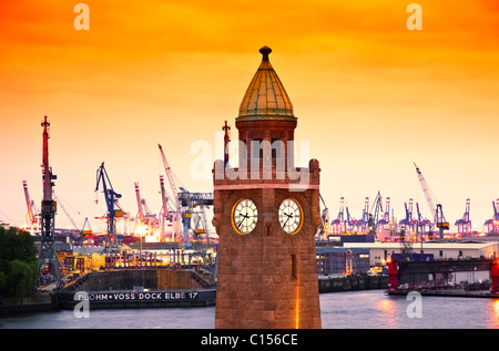 Hamburger Hafen Stockfoto