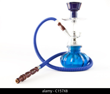 Bild von einem blauen orientalischen shisha Stockfoto