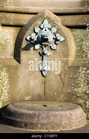 Albert Memorial Queensbury Yorkshire Bradford Vereinigtes Königreich UK Grade 2 aufgeführten Brunnen Stockfoto